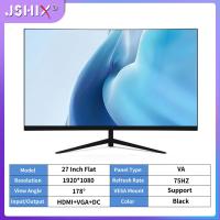 ราคา JSHIX เครื่องคอมพิวเตอร์ PC จอมอนิเตอร์ 27 นิ้ว 75Hz 1080P จอภาพ Full HD Ultra Flat จอภาพเล่นเกม VGA HDMI Home Office 22 24 นิ้วจอคอมพิวเตอร์ขนาดจอคอมพิวเตอร์ (19553574677)