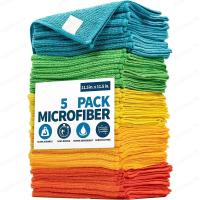 ราคา rifeikai 5 10pcs Microfiber Cleaning Cloth Cleaning Towels For Housekeeping Reusable And Lint Free Cloth Towels Home Kitchen Supplies Random Color (20358431438)