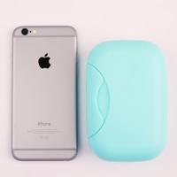 ราคา MUJI High end Portable Creative Soap Box Soap Box Waterproof Buckle Soap Box Travel Handmade Soap Soap Box Candy Color (20310601978)