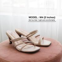 ราคา ZAABSHOES รุ่น M4 ส้นสูง 2 นิ้ว สี ครีม CREAM ไซส์ 34 44 รองเท้าส้นสูง รองเท้าออกงาน รองเท้างานแต่ง หน้าเท้ากว้าง ใส่สบาย พื้นยางไม่ลื่น (17088874673)