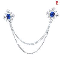 ราคา qiuq COD เข็มกลัดโซ่ประดับคริสตัลพู่ห้อยแฟชั่นเข็มกลัดติดปกเสื้อและเข็มกลัดติดปกเสื้อเครื่องประดับสำหรับผู้หญิง (20003283124)