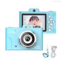 ราคา กล้องสำหรับเด็กแบบพกพากล้องคอมแพค1080P 48MP เลนส์คู่8 เลนส์ซูมออปติคอลรองรับกล้องซีซีดีการ์ดความจำขนาดเล็ก32GB TF พร้อมหน้าจอ TFT ขนาด2 8นิ้วเหมาะเป็นของขวัญสำหรับเด็กชายเด็กเล็กเด็กผู้หญิงผู้ใหญ่นักเ