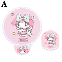 ราคา Cute Sanrio Fan Portable And Foldable Group Fan Summer Gift Silk Mini Folding Cloth Outdoor Fan Handleless Semi circular Fan Folding Handle Japanese Fan P4X7 (20465556895)