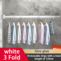 ราคา MOONLIGHT ชั้นวางผ้าเช็ดชุดราวระเบียงสำหรับกลางแจ้งแบบพับเก็บได้สีดำติดผนังที่แขวนผ้าพับได้ (17825232509)