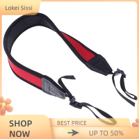 ราคา Lokei สายรัดคอ Neoprene สีแดงสำหรับกล้อง DSLR กล้องส่องทางไกล Nikon Canon Fuji (20239123882)