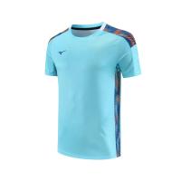 ราคา Mizuno เสื้อกีฬาเสื้อแบดมินตันระบายอากาศได้ดีและแห้งเร็ว6518ใหม่2023 (20223091005)