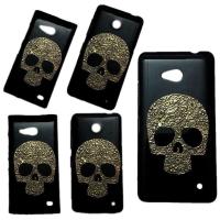ราคา For Nokia Lumia 950 720 530 540 550 640 XL 650 730 735 830 929 930 1320 3 5 6 7 Plus 8 Sirocco Retro Metal Skull Black Back Hard Case Cover (1858296167)