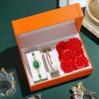 ราคา YOMN ซีรีส์ Meibin นาฬิกาหัวเข็มขัดเครื่องประดับระดับไฮเอนด์สุดหรูแบบเดียวกันนาฬิกาสร้อยข้อมือผู้หญิงนาฬิกาแฟชั่นแฮนด์เมดฝังหยก (20102850737)