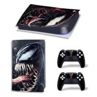 ราคา Marvel Venom Vinyl Skin Sticker For PlayStation 5 Digital PS5 PlayStation5 Game Console Game Handle Full Cover Protective Film (20486521375)