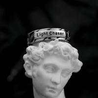 ราคา light Chaser S925 แหวนเปิดเงินเป็นช่องและคีย์ต่ำ light chaser S925 silver open ring niche and low key (20916446924)