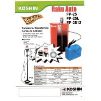 ราคา ปั้มดีเซล ปั้มน้ำมันก๊าส ปั้มน้ำ ถัง 200 ลิตร พร้อมหัวบีปจ่ายน้ำมัน Koshin FP 25 AC DC (20581906525)