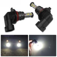 ราคา หลอดไฟไฟตัดหมอก2ชิ้นไฟ LED สำหรับรถยนต์ HB3 9005 Lampu Jalan รถยนต์12V 6000K สีขาวสำหรับ Honda Civic Accord Hrv Fit Crv Jazz City Cr V S2000 CB400 Hornet สปอยเลอร์ (21081416258)