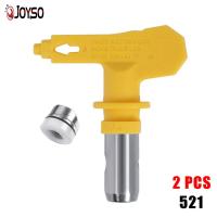 ราคา JOYSO Airless Spray Tips Nozzle เครื่องพ่นสีเครื่องมือเครื่องพ่นสีหัวฉีดพ่น517 521 (7062276610)