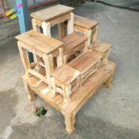 ราคา TB โต๊ะหมู่บูชาไม้สักแท้ ทั้งชุดรวมฐาน หมู่ 7 หน้า 5 60 50 70 ซม รวมฐาน ไม้สัก งานไม่ได้ทำสี (20204703571)