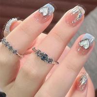 ราคา long nail strips a sense of ins senior removable blasting nails jelly glue (19700686535)