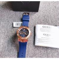 ราคา พร้อมสต็อก GUESS แท้ 100 Watch ขนาดหน้าปัด 38mm W1053L1 W1053L3 W1053L7 ตัวเรือนสีทอง สายซิลิโคนสีด (17820500768)