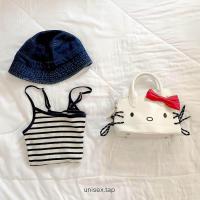 ราคา กระเป๋าคิตตี้สีขาว สะพายข้าง หนังPU (20895688952)