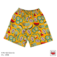 ราคา แตงโม SUIKA เสื้อแตงโม กางเกงเอวยางยืดขาสั้น พิมพ์ลายผลไม้ P PS 122 (20029110183)