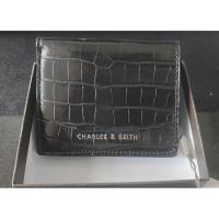 ราคา Ready Stock Charles and KeithShort Small Wallet CNK Card Holder Fold over Purse Croc effect Leather Purse CK6 (15259834336)
