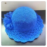 ราคา Uniqlo 2023 New Hand knitted DIY Summer Sun Hat Crochet Chiffon Ribbon Summer Cool Hat Material Package Not a Finished Product Free Tutorial UV protection (19690290417)