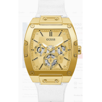 ราคา GUESS Mens Tan Leather Silicone Flex Strap Watch GW0202G3 GW0202G1 GW0202G2 GW0202G4 GW0202G6 43mm (20072200304)