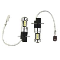 ราคา หลอดไฟ Led ไฟตัดหมอก H3 2ชิ้น เซ็ตสว่างมาก Canbus 6000K ขับรถไฟรถยนต์ สีขาว100W ตัดหมอกหลอดไฟ Drl Led L6J4 (19700319657)