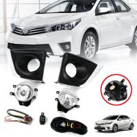 ราคา ไฟตัดหมอก ไฟสปอร์ตไลท์ รุ่น โตโยต้า โคโรล่า อัลติส TOYOTA COROLLA ALTIS ปี 2014 2016 พร้อมครอบ สีดำ วงแหวนโครเมี่ยม พร้อมชุดสายไฟ 1 ชุด (7419418719)