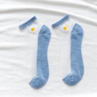 ราคา ถุงเท้าซีทรู โปร่งใส ถุงเท้าข้อสั้น ถุงเท้าแฟชั่น ลายดอกเดซี Free Size ถุงเท้ากีฬา ผ้าเกรดดีพรีเมี่ยม (7629539717)