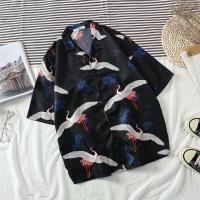 ราคา 0827286G เสื้อเชิ้ตแขนสั้น มีให้เลือก 20 ลาย เสื้อฮาวาย ลายดอกเดซี่ การ์ตูน ลำลอง (20202926519)