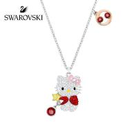 ราคา สวารอฟส Swarovski necklace ของแท้ Swarovski Д สวัสดี KITY ราศีที่สวยงามมะเร็งสง่างามจี้อารมณ์กระดูกไหปลาร้าโซ่สร้างสรรค์สร้อยคอระดับไฮเอนด์แฟนของขวัญหรูหราผู้หญิงแฟชั่นเครื่องประดับ (6395418092)