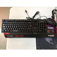 ราคา Marvo KM409 ชุดมีไฟ คีบอดRainbow และเมาส์6ปุ่มมีไฟ7สี USB Keyboard Combo Set Keyboard and Mouse (681888713)