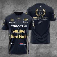 ราคา High quality inventory RED BULL Max Verstappen X Red Bull Racing 3D Costume T shirt free custom NAME LOGO (18725414824)