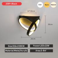 ราคา โคมไฟเพดานทันสมัยสำหรับห้องครัวห้องนั่งเล่นทองสีดำ Led ไฟติดเพดานสำหรับทางเดินห้องนอนสีขาวโคมไฟระเบียงโคมไฟ (8065555329)