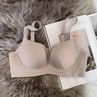 ราคา oushiluojiangqushuangyangduo ชุดชั้นในสตรี ฤดูร้อน เต้านมขนาดเล็ก โชว์หน้าอกใหญ่ ไม่มีแหวนเหล็ก เคลือบเงา ไม่มีรอย เสริม นม ปรับได้ ชุดชั้นใน (19839400921)