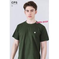 ราคา เสื้อยืดแขนสั้นสีพื้น งานปัก งานป้าย บิ๊ก CPS S M L XL ผ้า Cotton 100 แพทเทิร์นทรงตรงสวมใส่ได้ทั้งชายและหญิง (9388306797)