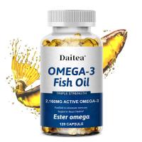 ราคา อาหารเสริมน้ำมันปลา OMEGA 3 มี DHA EPA ช่วยเพิ่มความจำ สมาธิ และสุขภาพสมองที่ดี (21262379733)