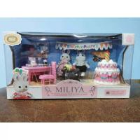 ราคา ตุ๊กตาบ้านกระต่าย ชุดห้องนอน sylvanian family เฟอร์นิเจอร์ตุ๊กตา ตกแต่ง บ้านหมี 6616 55002 1 55003 55001 3 55001 5 (19295135795)