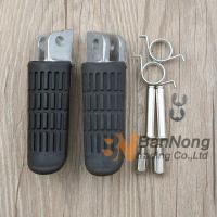 ราคา Motorcycle Front Rear Footrests Foot Pegs For Honda CB400 Superfour CB 1 CB500 CBR1100XX Blackbird VTR1000 NT400 650 700 NTV600 (19777472890)