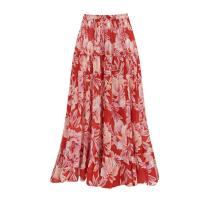 ราคา 2023 New Fashion Solid Color Strapless Breast Wrap Peplum Pleated One Piece Womens Summer Bikini Swimsuit And Long Printed Beach Dress (19948415474)