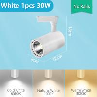 ราคา CHENBEN Led Track Light Spotlight Ceiling Lights 12W 20W 30W 40W COB Aluminum Track Rail Lighting Fixture Spot Lamp for Home Decor Living Room Kitchen Store (21037745014)