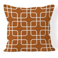 ราคา หมอนรูปทรงเรขาคณิตสีส้มสไตล์ยุโรปเนื้อนุ่มหรูหราสั้นกำมะหยี่ปลอกหมอนตกแต่งไม่มีแกนหมอน (21228751409)
