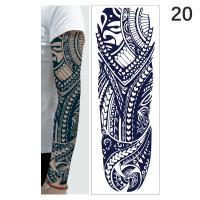 ราคา sunkepo6392 1แผ่นรอยสักแขนยาวเต็มรูปแบบลายสักลายสำหรับชนเผ่าขนาดใหญ่สติกเกอร์รอยสักลายมังกรเซ็กซี่สำหรับผู้ชาย (19767916190)