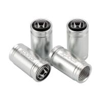 ราคา Chenjie ที่มีคุณภาพสูง4ชิ้นมีโลโก้รถล้อยางฝาปิด อลูมิเนียมยางวาล์วหมวกกันฝุ่นหมวกอุปกรณ์เสริมรถยนต์สำหรับฮอนด้าซีวิคซิตี้ CR V แจ๊สแอคคอร์ด Odyssey Brio Mobilio พอดี HR V นักบินรถชับส่งตำนาน CR Z (140