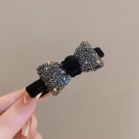 ราคา กิ๊บหนีบผมสวยๆ กิ๊ฟน่ารักๆ โบว์มัดผมสวยๆ กิ๊บตรุษจีน กิ๊บติดผม ยางมัดผม สไตล์เกาหลีแบบ กิ๊บติดผมโบว์กำมะหยี่ ที่หนีบผมด้านบน สีดำสีดำ คลิปหน้าม้าด้านข้าง สร้างสรรค์และสร้างสรรค์ ชุดคลุมศีรษะ คลิปปากเป