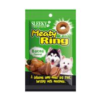 ราคา Sleeky Meaty Ring ขนมขบเคี้ยว สำหรับสุนัข 50 g (16369996690)