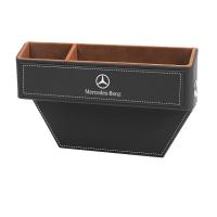 ราคา ช่องใส่ของในรถทำจากหนังหรูหราช่องใส่ของในรถกล่องเก็บของช่องกระเป๋าใส่ของสำหรับรถ Mercedes Benz W210 W124 W203 W204 C200 W140 W176 W205 W123 W220 W211 W212 GLA GLB AMG (18448540395)