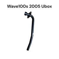 ราคา คอท่อเดิม wave100 wave110 wave100S ปี2005 เวฟ100 คอท่อไอเสีย สีดำ งานA จัดส่งวันต่อวัน (20537926817)