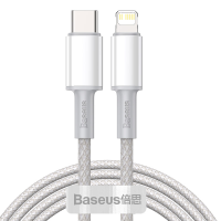 ราคา Baseus PD 20W USB C สายสำหรับ iPhone 13 12 Pro Max ชาร์จเร็วสำหรับ iPhone USB C สายเคเบิล USB Type C สายเคเบิลข้อมูลที่ชาร์จ USB (18954411803)