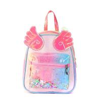 ราคา กระเป๋าเป้สะพายหลังเด็กอนุบาลกระเป๋านักเรียนหลากสีจินตนาการของยูนิคอร์นกระเป๋าเป้เลเซอร์สีรุ้งสีชมพูสดใส (20102718161)