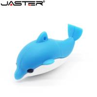 ราคา JASTER Dolphin Usb Flash Drive 4GB 8GB Animal 16GB 32GB 64GB 128GB Pendrive Memory Stick U Disk Gift (19781931849)
